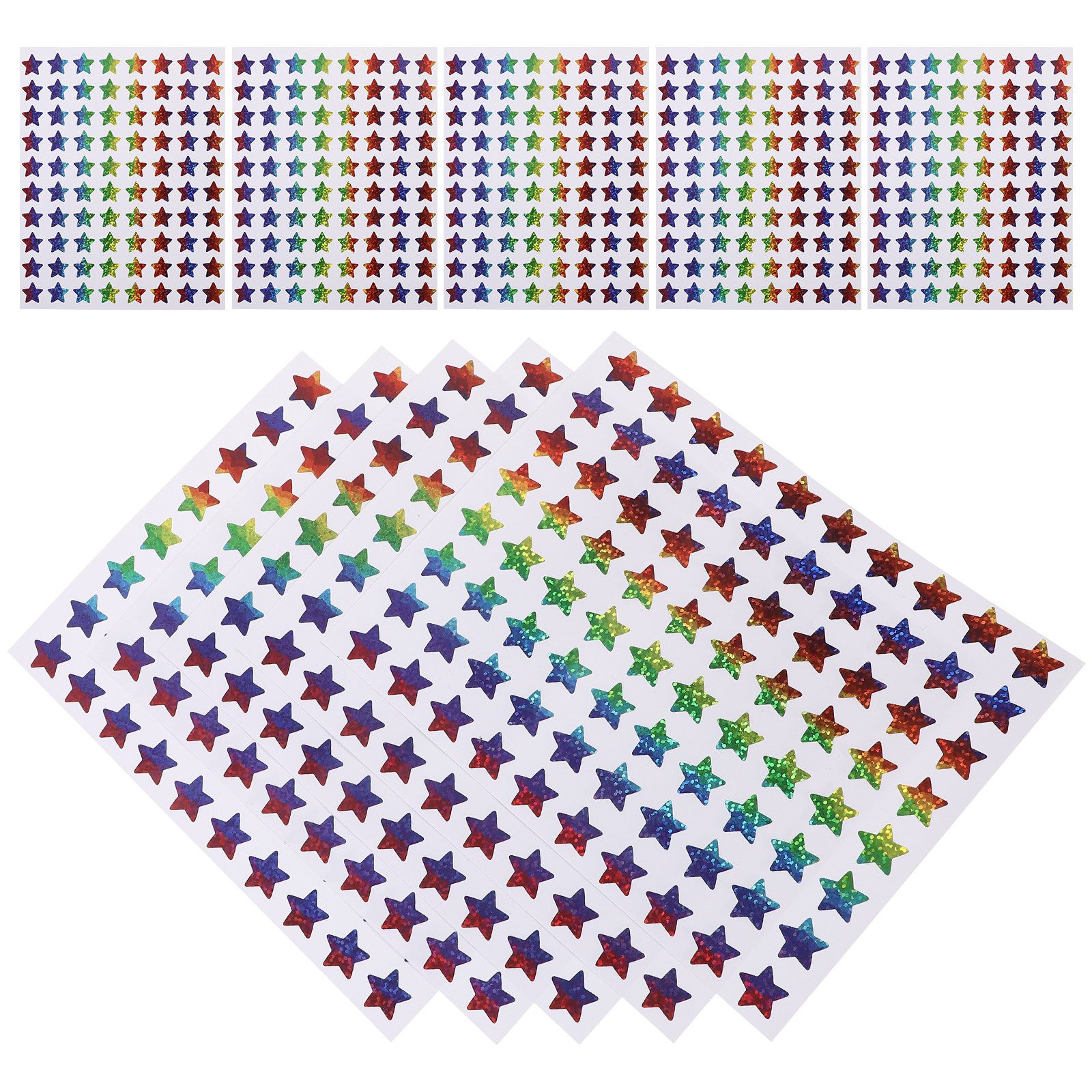 Laptop Accessories Gift Ideas - 18 Sheets Colorful Stars Stickers Decorative