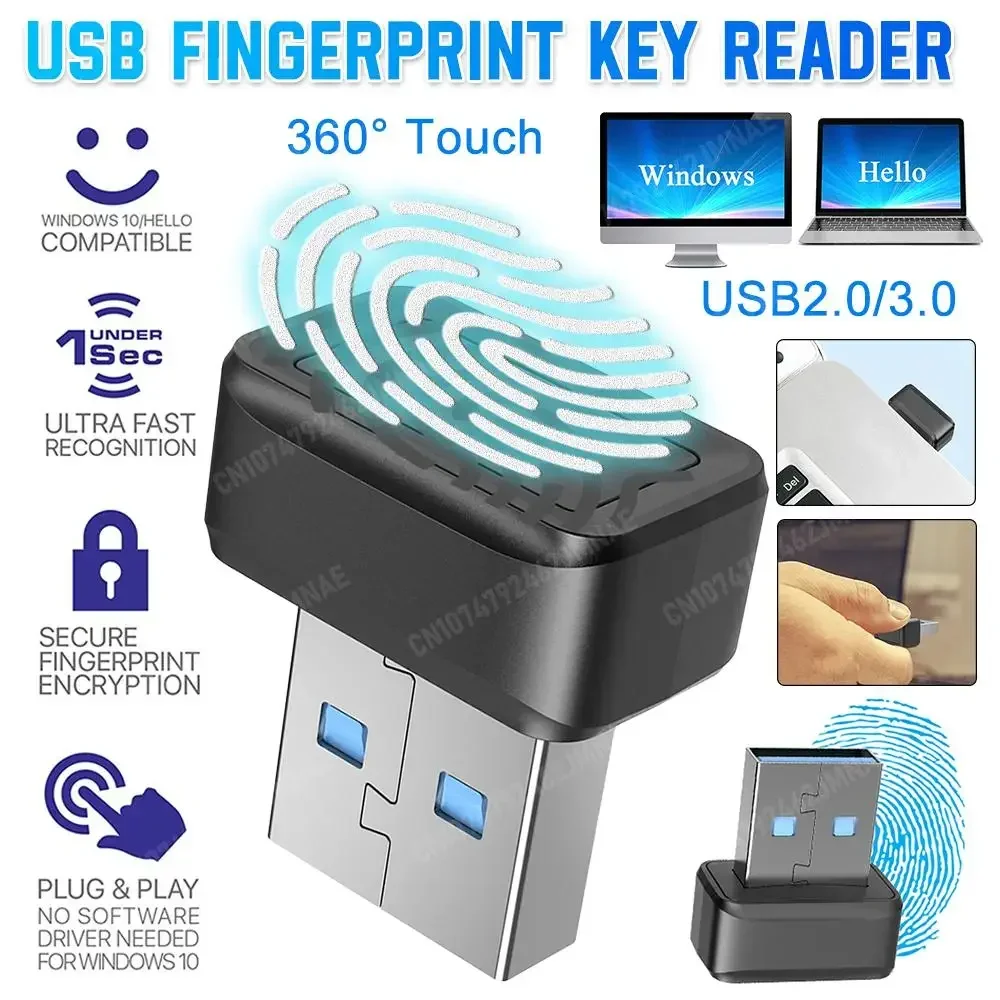 Fingerprint Reader Usb - USB Fingerprint Key Reader For Windows