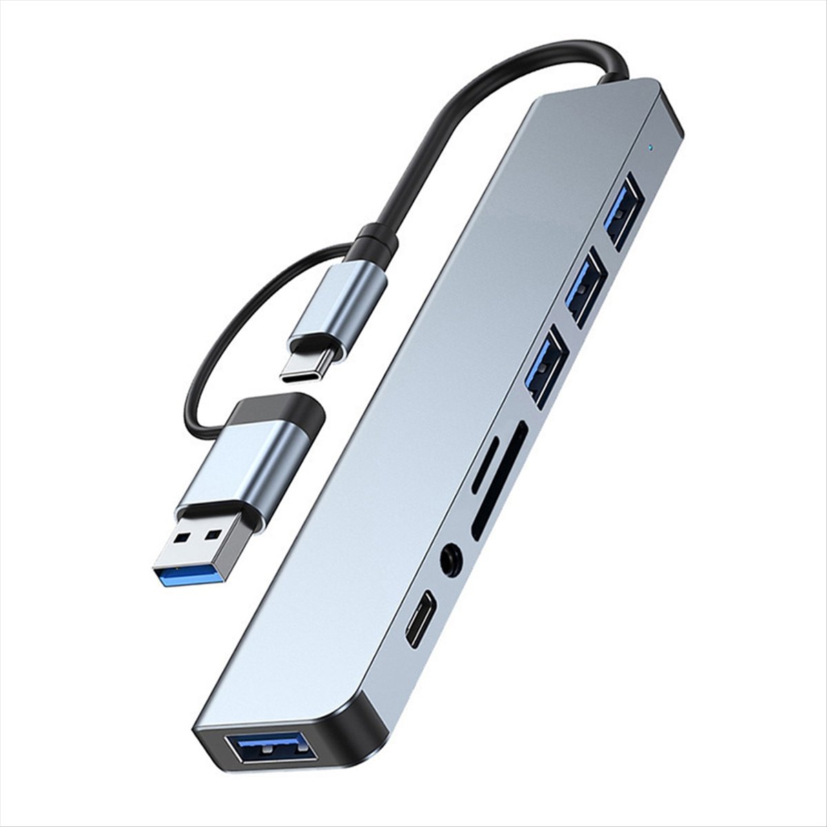 Friendly!8 in 2 USB +Type C HU - đánh giá và giá Laptop Accessories Hub