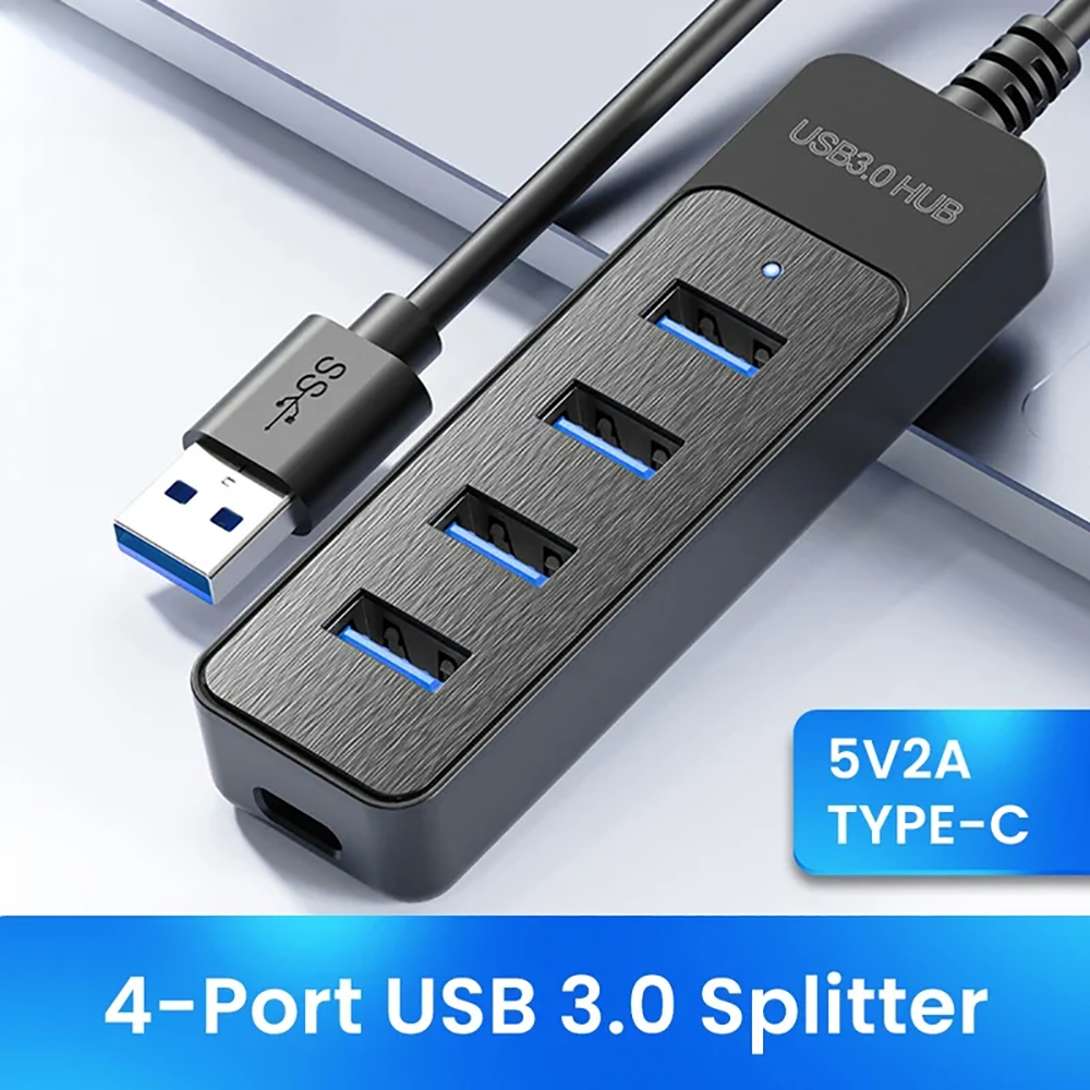 Type C USB A 4 Ports HUB USB T - đánh giá và giá Laptop Accessories Hub