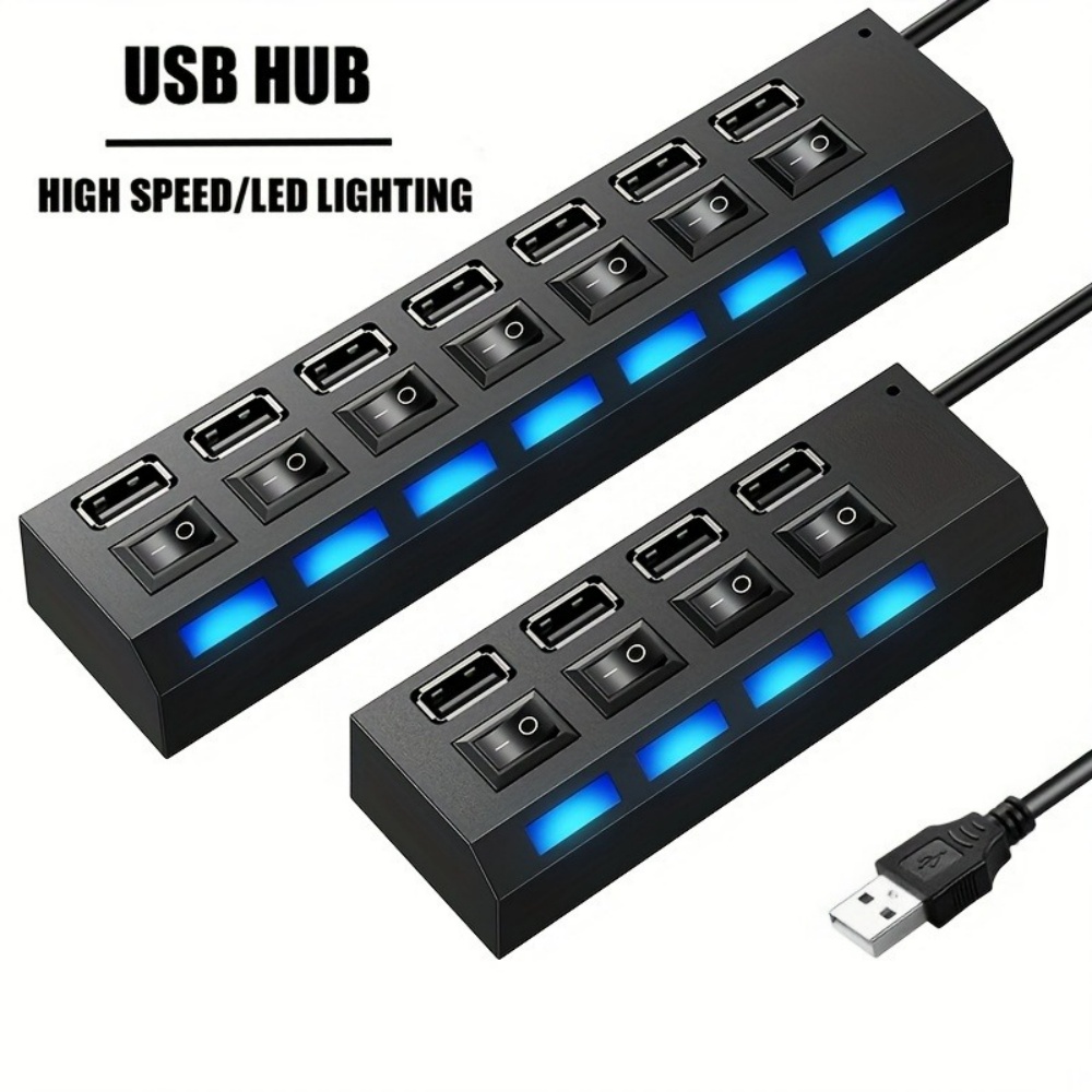 USB 3.0 Hub 4 7 Port Multi USB - đánh giá và giá Laptop Accessories Hub