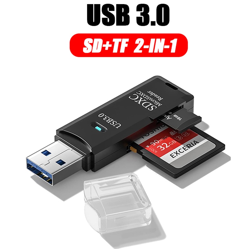 2 In 1 USB 3.0 Card Reader Por - đánh giá và giá Laptop Accessories For Programmers