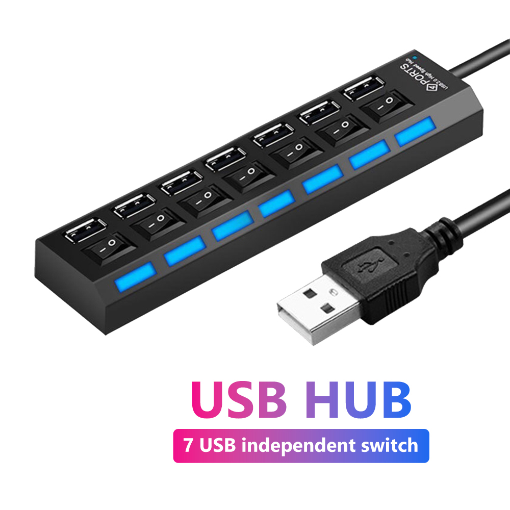 USB 2.0 Hub Multi USB Splitter - đánh giá và giá Laptop Accessories Hub
