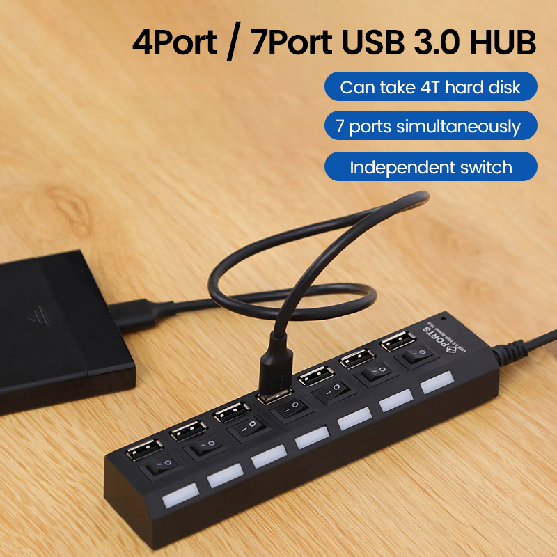 USB 2.0 Hub Multi USB Splitter - đánh giá và giá Laptop Accessories Hub