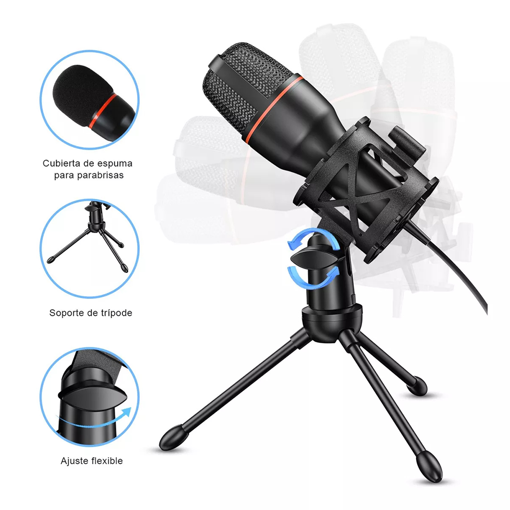 Condenser Microphone USB Wired - đánh giá và giá Laptop Accessories For Programmers