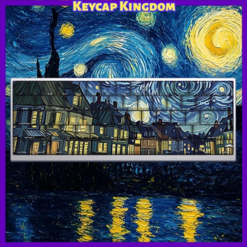 Van Gogh Starry Sky Theme Keyc - đánh giá và giá Laptop Accessories For Programmers