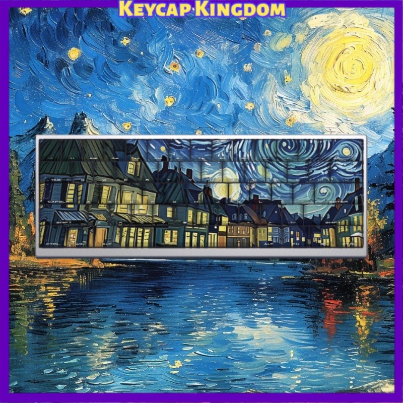 Van Gogh Starry Sky Theme Keyc - đánh giá và giá Laptop Accessories For Programmers