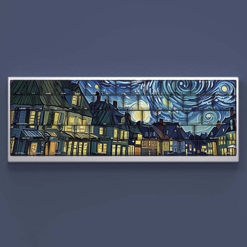 Van Gogh Starry Sky Theme Keyc - đánh giá và giá Laptop Accessories For Programmers