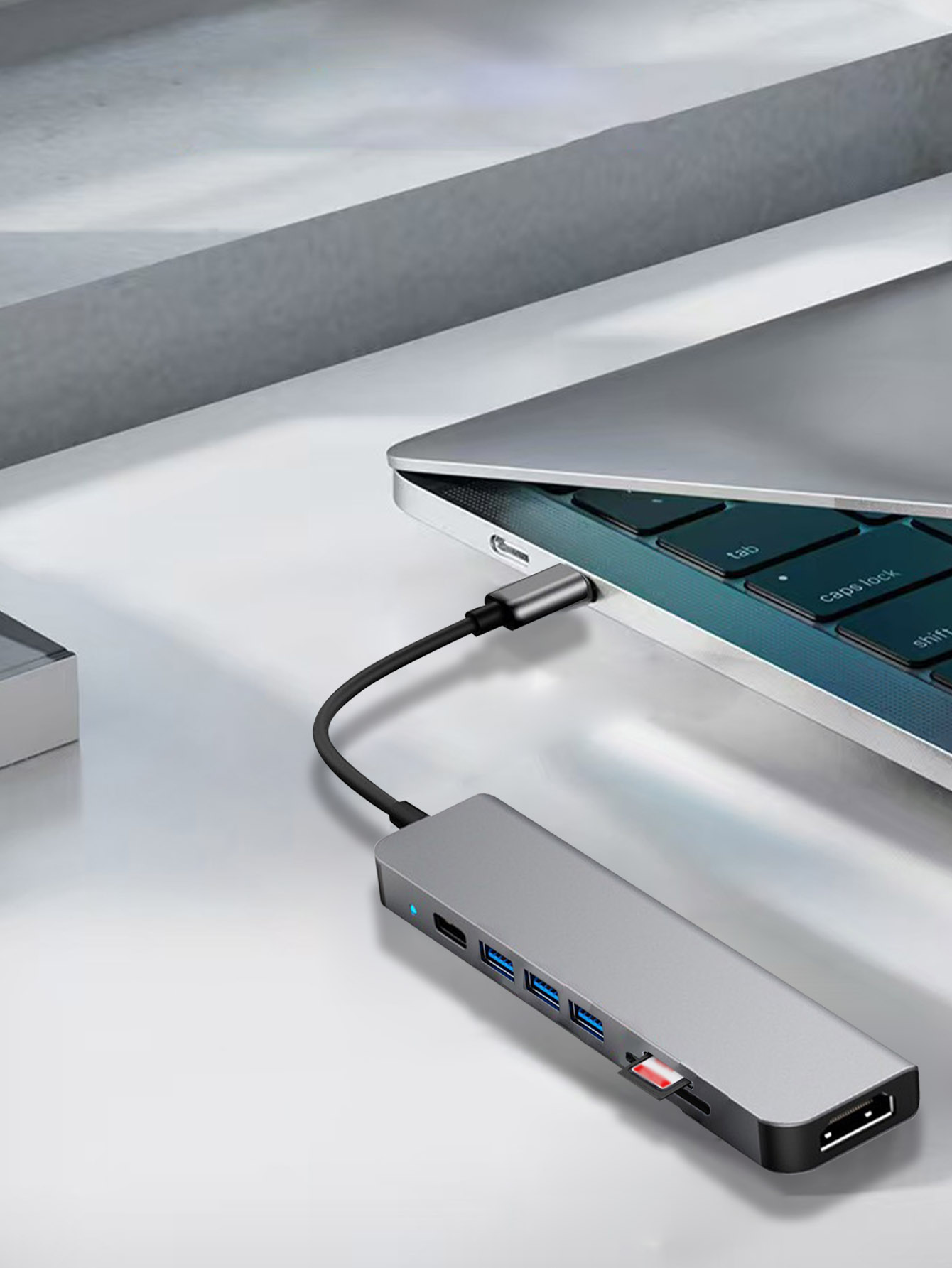 Cross-border 7-in-1 USB hub wi - đánh giá và giá Laptop Accessories Hub