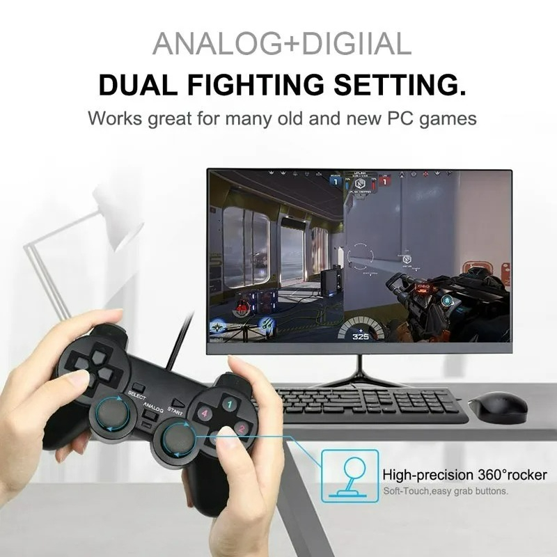 Wired USB PC Gaming Joystick G - đánh giá và giá Laptop Accessories For Programmers