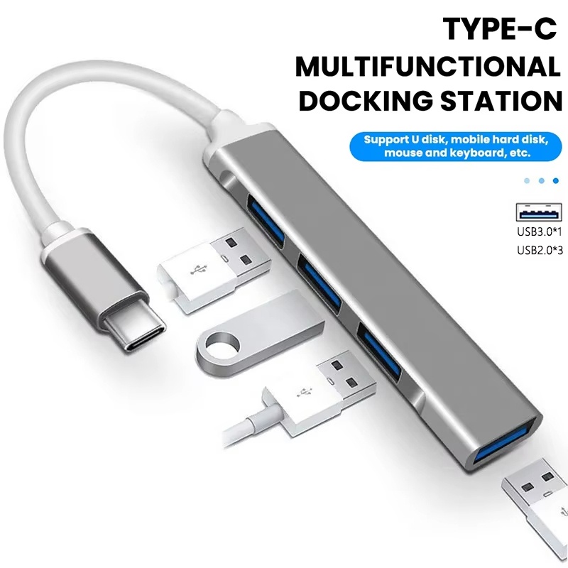 USB C Hub Type C Hub 4 Port US - đánh giá và giá Laptop Accessories Hub