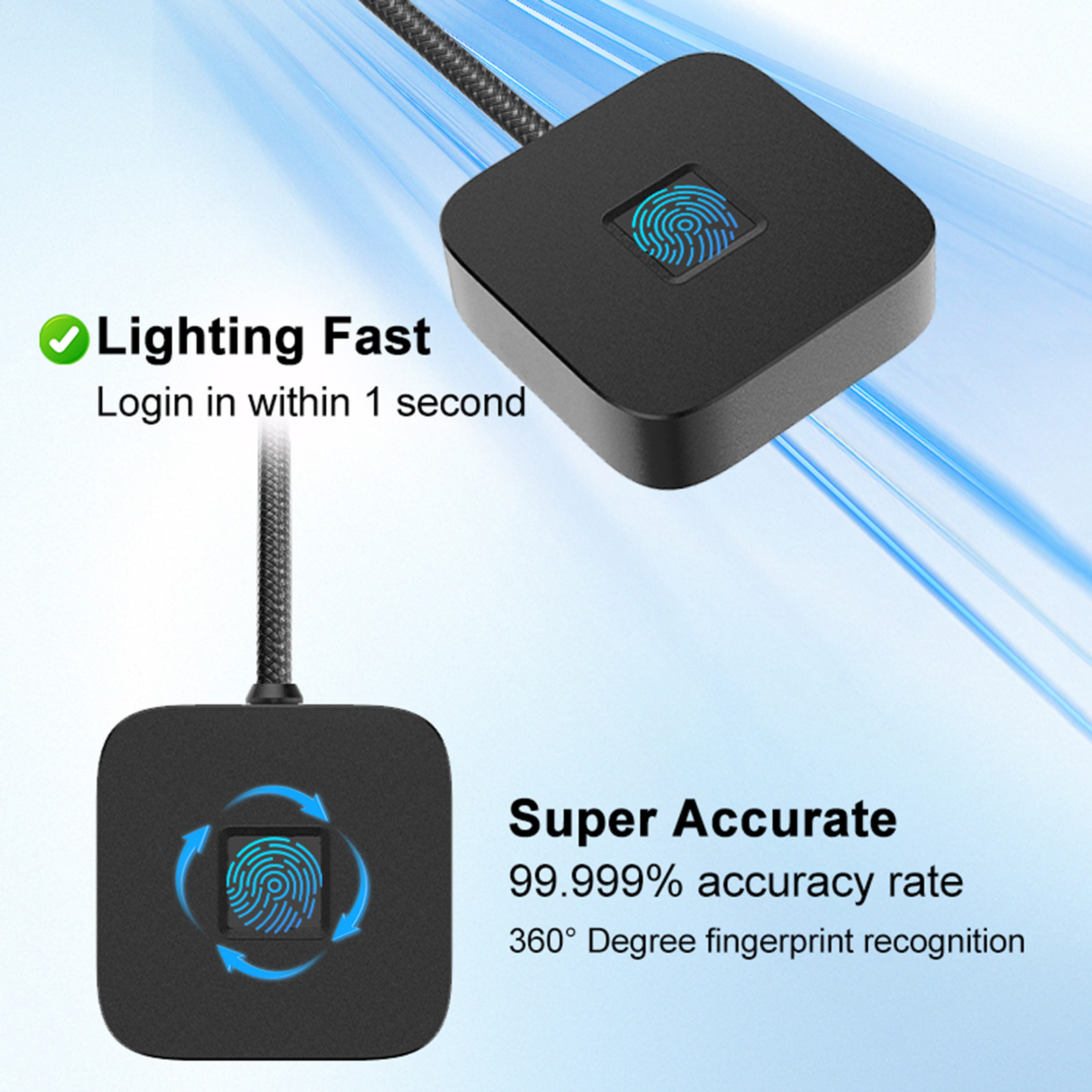 USB Fingerprint Reader with 5f - đánh giá và giá Fingerprint Reader Usb