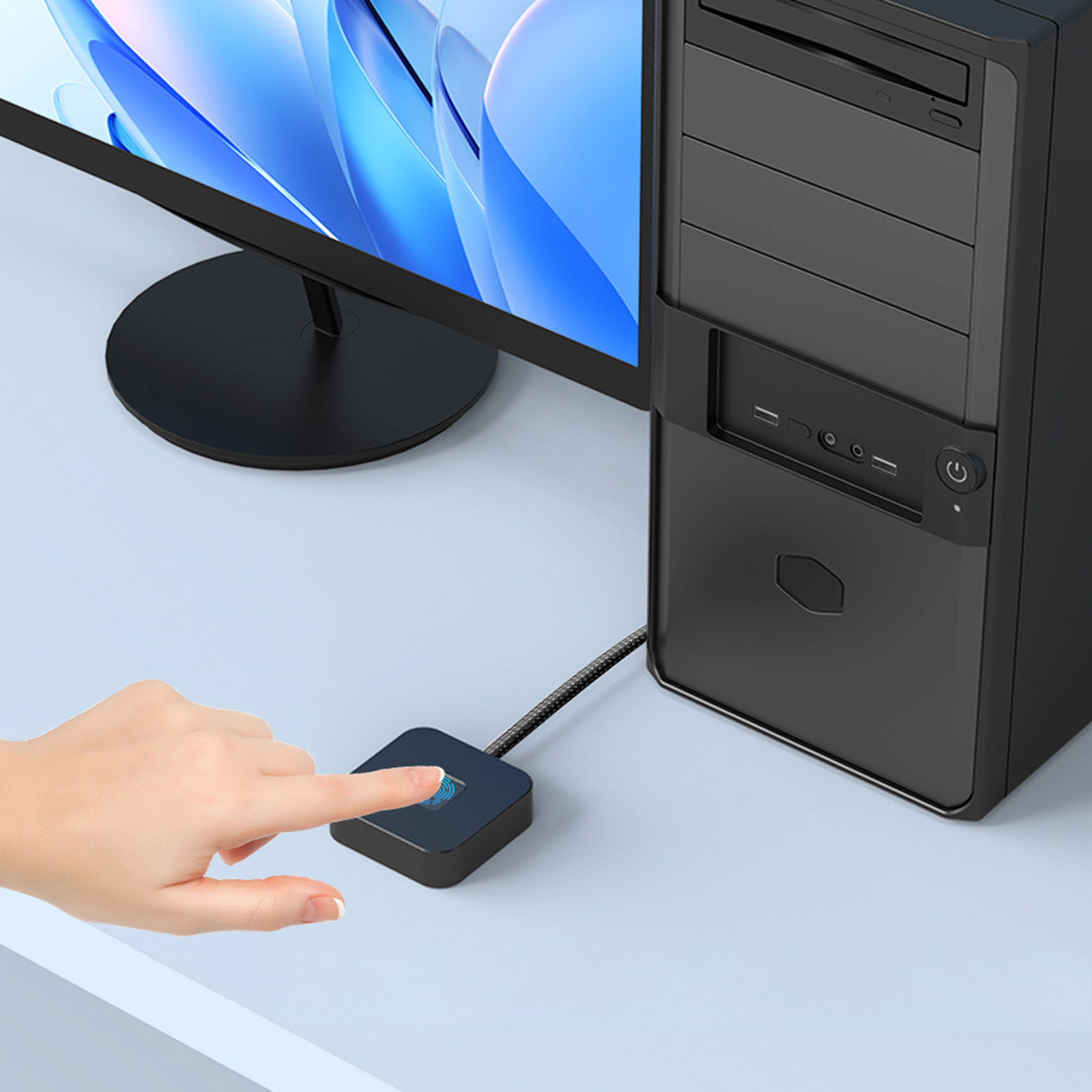 USB Fingerprint Reader with 5f - đánh giá và giá Fingerprint Reader Usb
