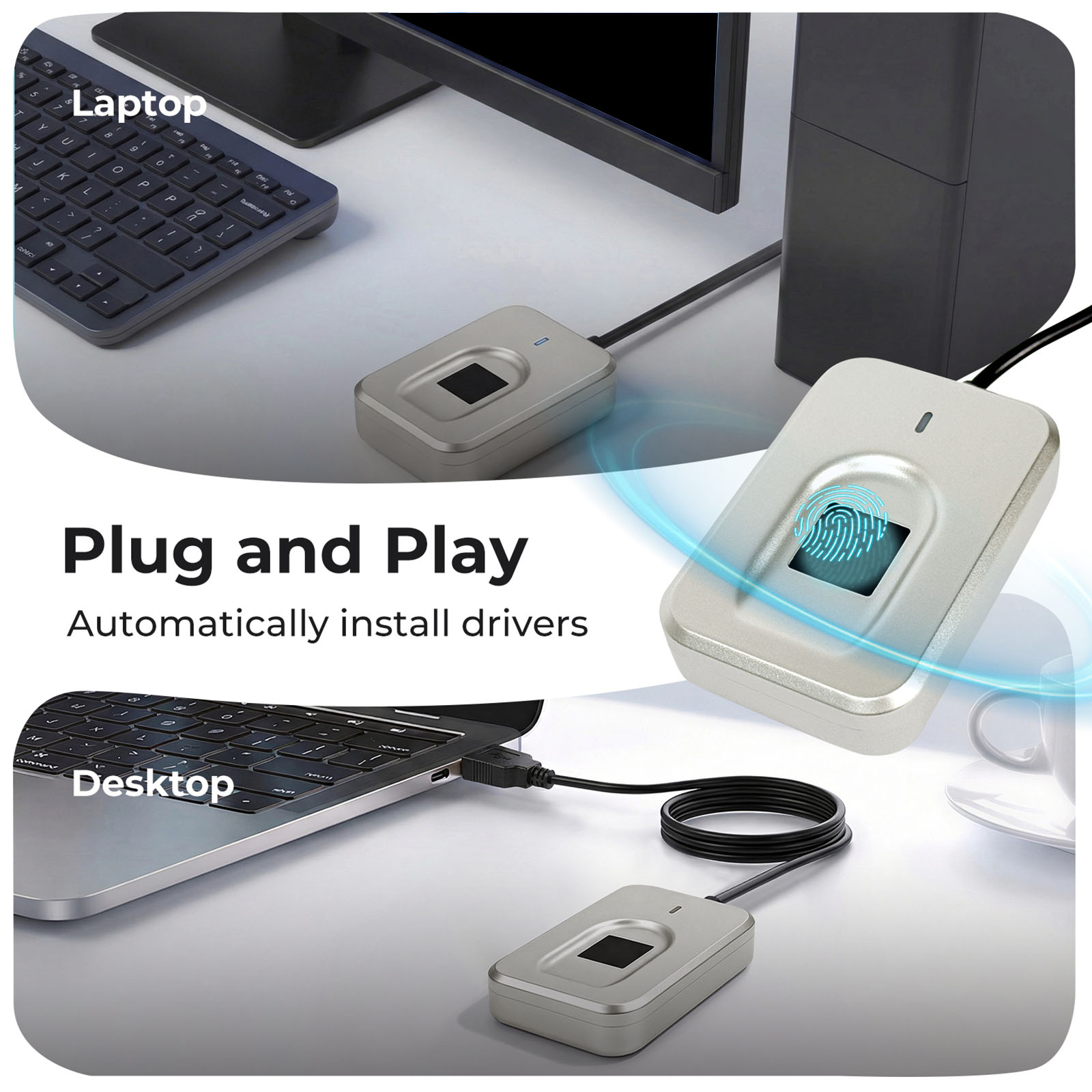 For Windows 10 11 Hello Biomet - đánh giá và giá Fingerprint Reader Usb